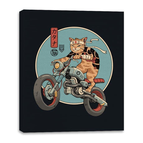 Catana Motorcycle - Canvas Wraps Canvas Wraps RIPT Apparel 16x20 / Black