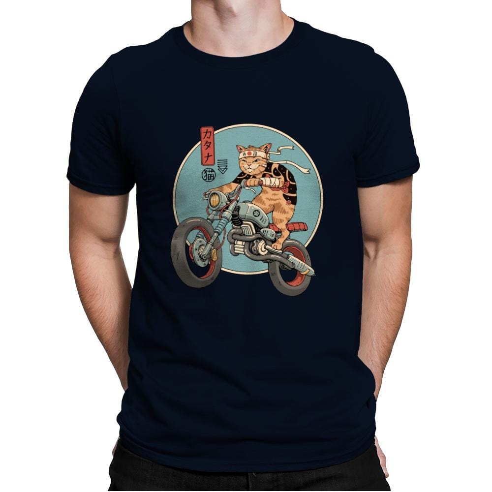 Catana Motorcycle - Mens Premium T-Shirts RIPT Apparel Small / Midnight Navy