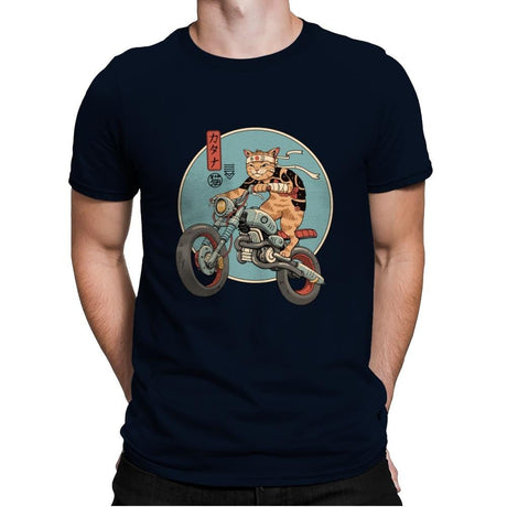 Catana Motorcycle - Mens Premium T-Shirts RIPT Apparel Small / Midnight Navy
