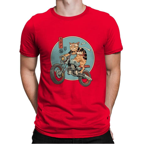Catana Motorcycle - Mens Premium T-Shirts RIPT Apparel Small / Red