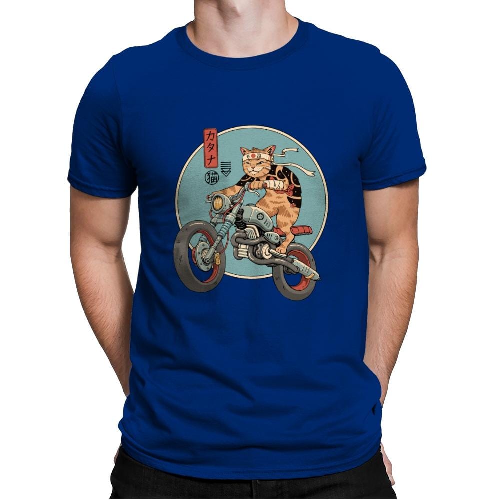 Catana Motorcycle - Mens Premium T-Shirts RIPT Apparel Small / Royal