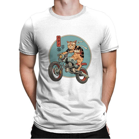 Catana Motorcycle - Mens Premium T-Shirts RIPT Apparel Small / White