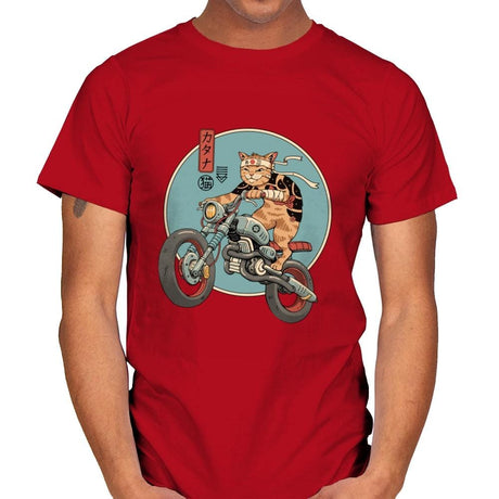 Catana Motorcycle - Mens T-Shirts RIPT Apparel Small / Red