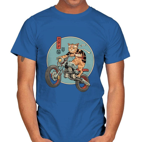 Catana Motorcycle - Mens T-Shirts RIPT Apparel Small / Royal