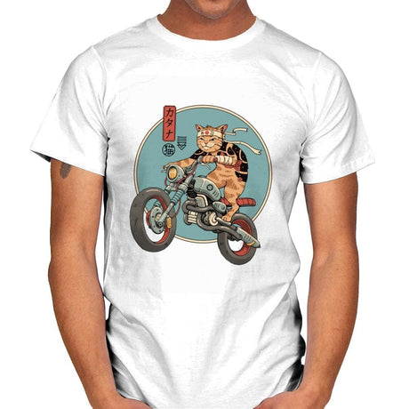 Catana Motorcycle - Mens T-Shirts RIPT Apparel Small / White