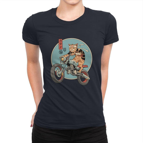 Catana Motorcycle - Womens Premium T-Shirts RIPT Apparel Small / Midnight Navy