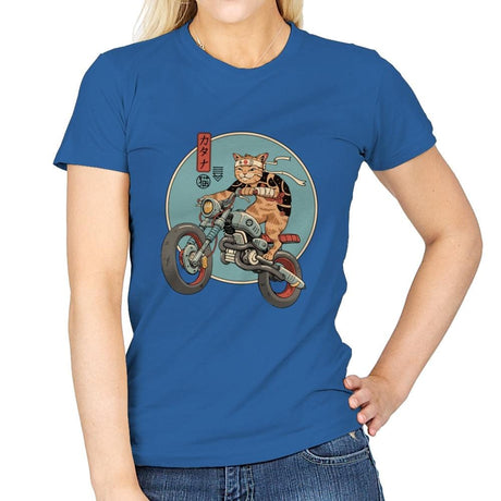 Catana Motorcycle - Womens T-Shirts RIPT Apparel Small / Royal