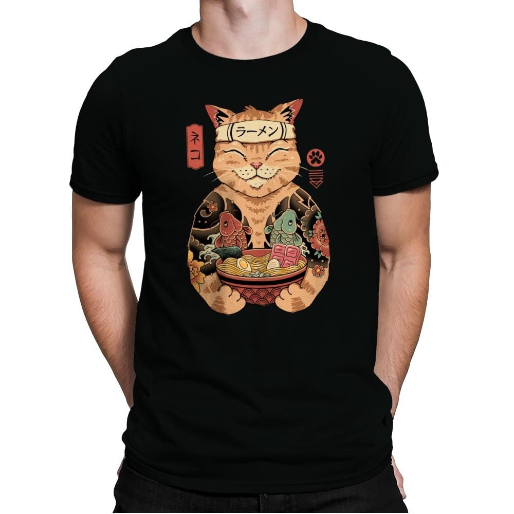 Catana Ramen - Mens Premium T-Shirts RIPT Apparel Small / Black