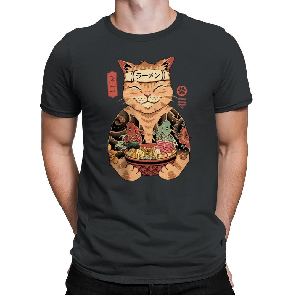 Catana Ramen - Mens Premium T-Shirts RIPT Apparel Small / Heavy Metal