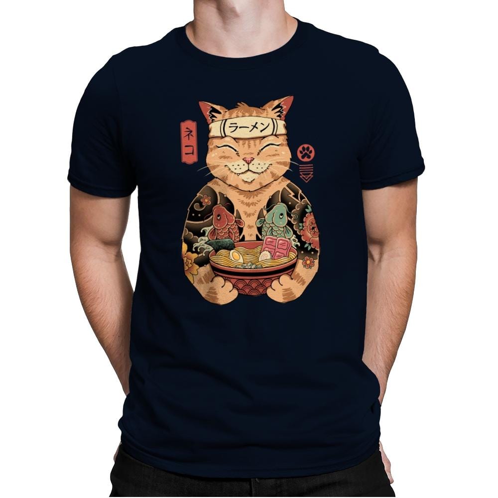 Catana Ramen - Mens Premium T-Shirts RIPT Apparel Small / Midnight Navy