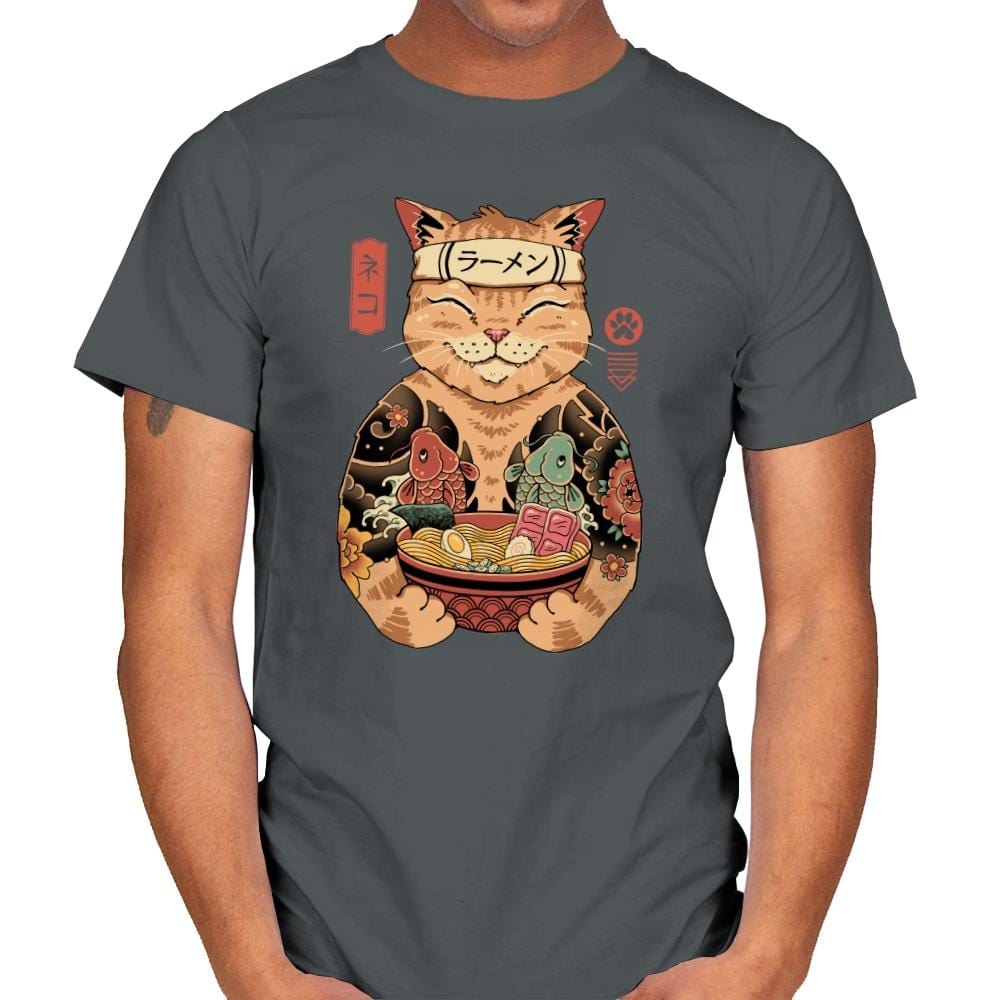 Catana Ramen - Mens T-Shirts RIPT Apparel Small / Charcoal