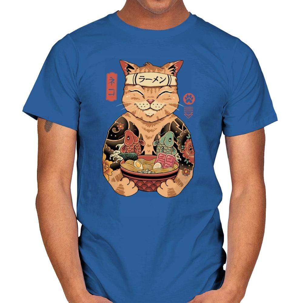 Catana Ramen - Mens T-Shirts RIPT Apparel Small / Royal