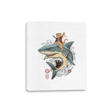 Catana Shark - Canvas Wraps Canvas Wraps RIPT Apparel 8x10 / White