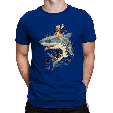 Catana Shark - Mens Premium T-Shirts RIPT Apparel Small / Royal
