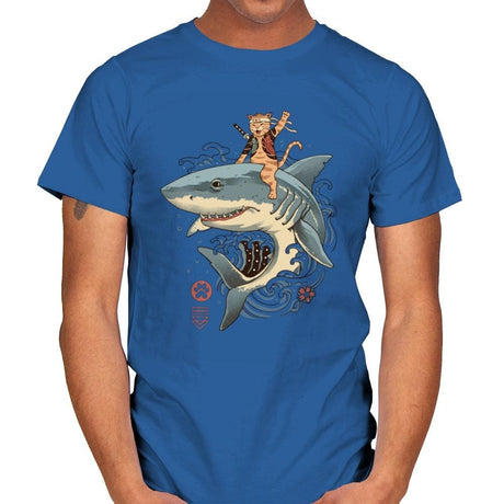 Catana Shark - Mens T-Shirts RIPT Apparel Small / Royal