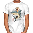 Catana Shark - Mens T-Shirts RIPT Apparel Small / White