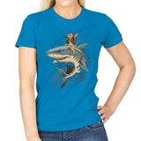 Catana Shark - Womens T-Shirts RIPT Apparel Small / Sapphire
