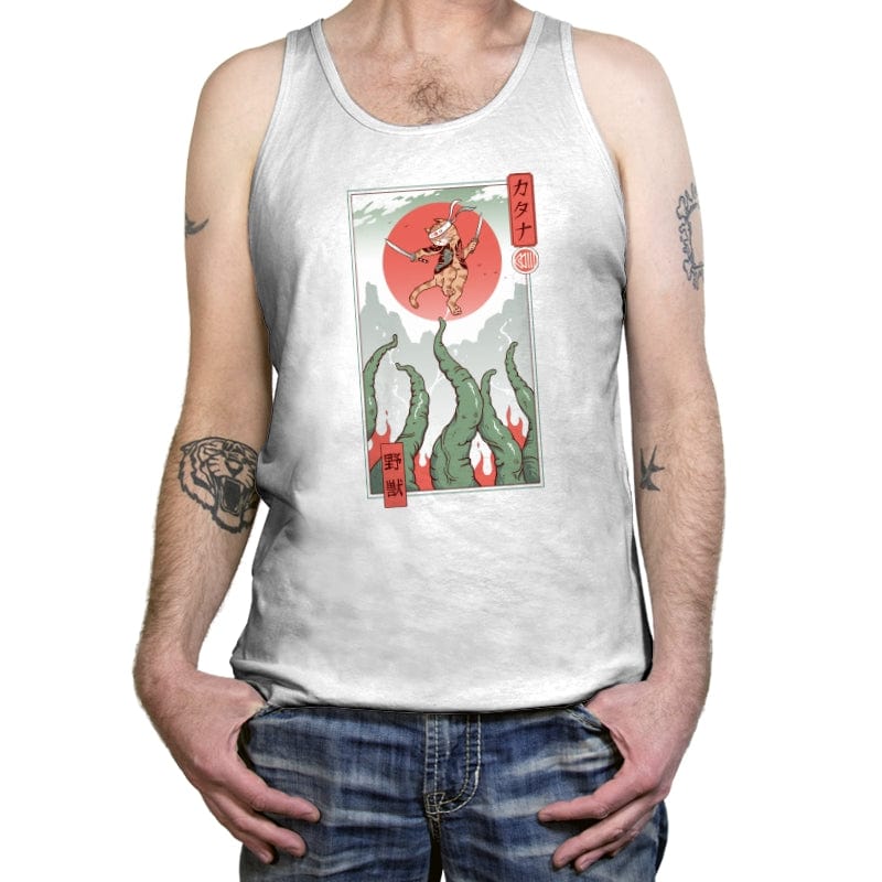 Catana Taming the Beast - Tanktop Tanktop RIPT Apparel X-Small / White
