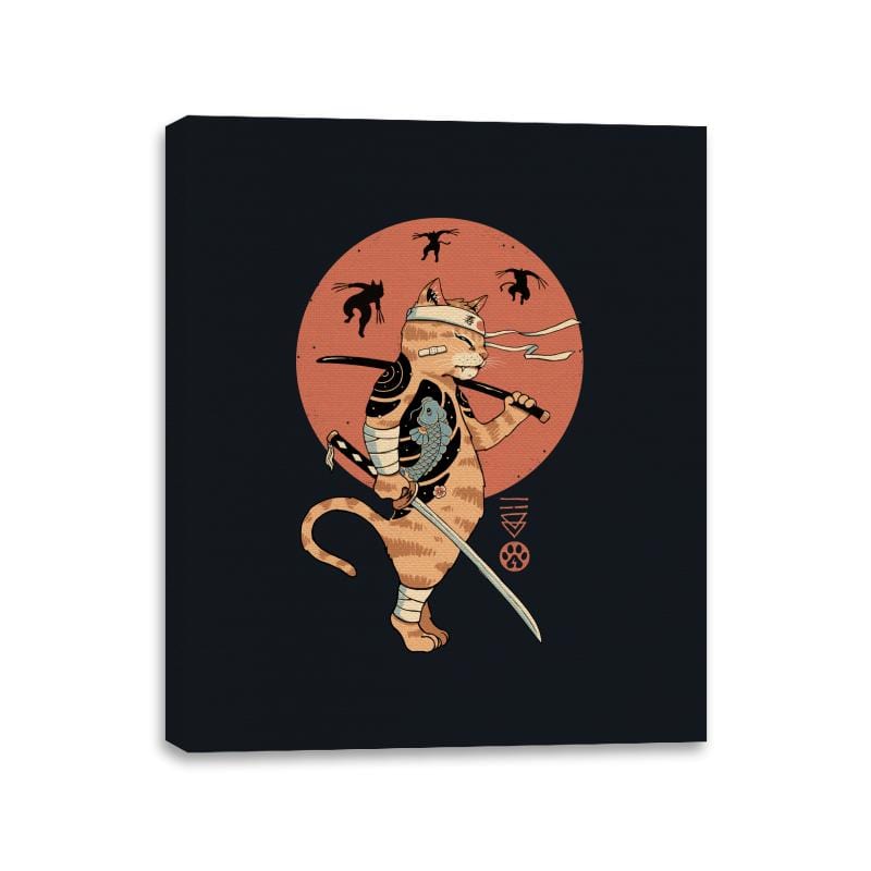 Catana the Last Fight - Canvas Wraps Canvas Wraps RIPT Apparel 11x14 / Black