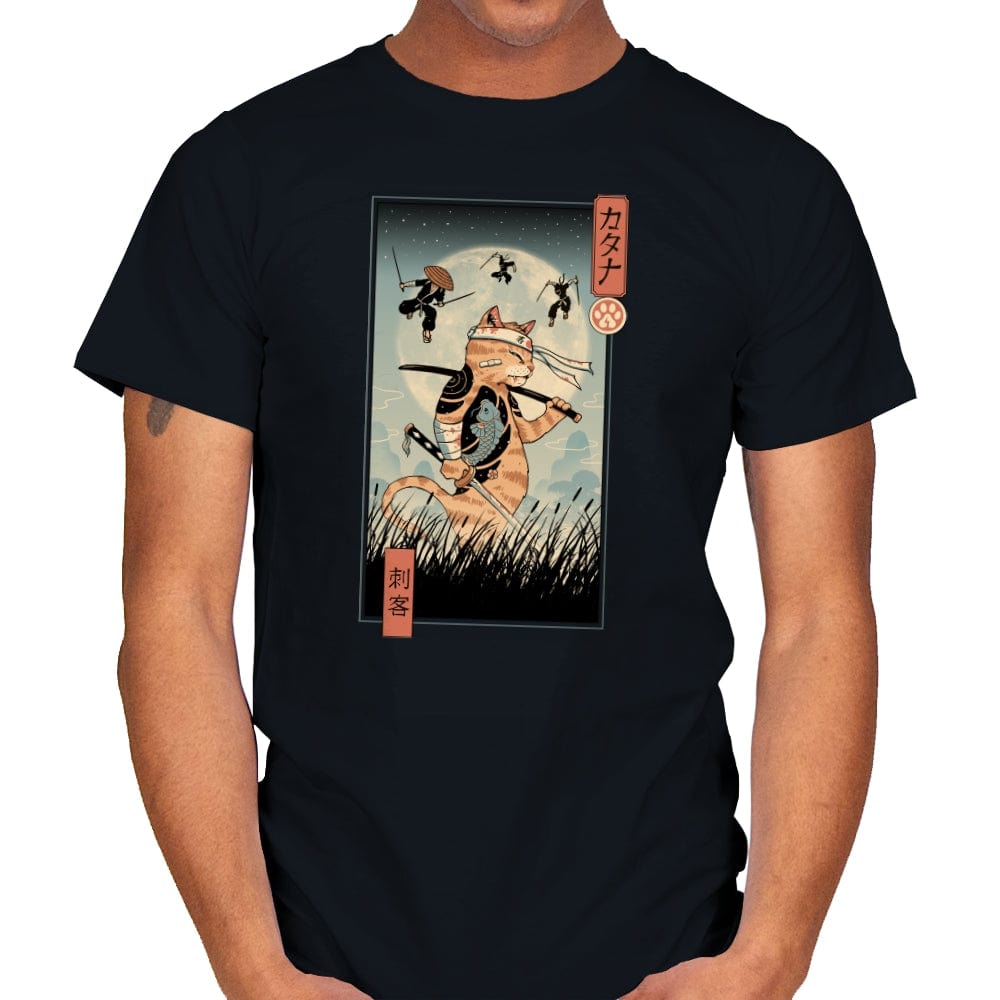 Catana the Last Fight Ukiyo-e - Mens T-Shirts RIPT Apparel Small / Black