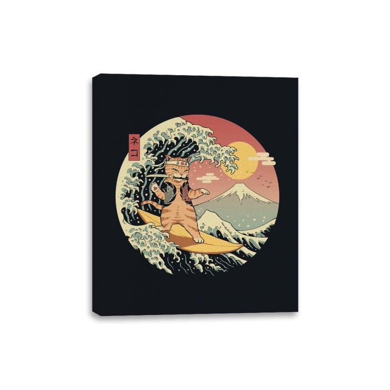 Catana Wave - Canvas Wraps Canvas Wraps RIPT Apparel 8x10 / Black