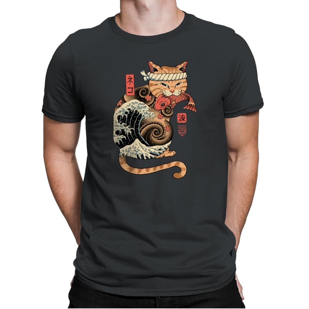 Catana Wave - Mens Premium T-Shirts RIPT Apparel Small / Heavy Metal