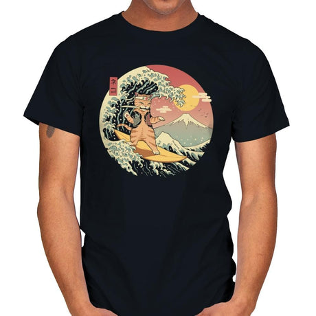 Catana Wave - Mens T-Shirts RIPT Apparel Small / Black