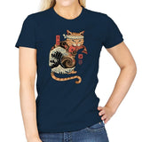Catana Wave - Womens T-Shirts RIPT Apparel Small / Navy