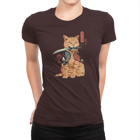 Catana - Womens Premium T-Shirts RIPT Apparel Small / Dark Chocolate