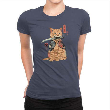 Catana - Womens Premium T-Shirts RIPT Apparel Small / Indigo
