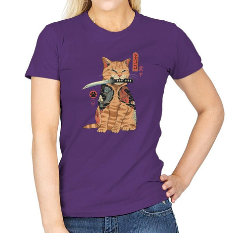 Catana - Womens T-Shirts RIPT Apparel Small / Purple