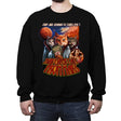 Cats from Mars - Crew Neck Sweatshirt Crew Neck Sweatshirt RIPT Apparel Small / Black