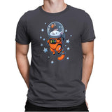Catstronaut - Mens Premium T-Shirts RIPT Apparel Small / Heavy Metal