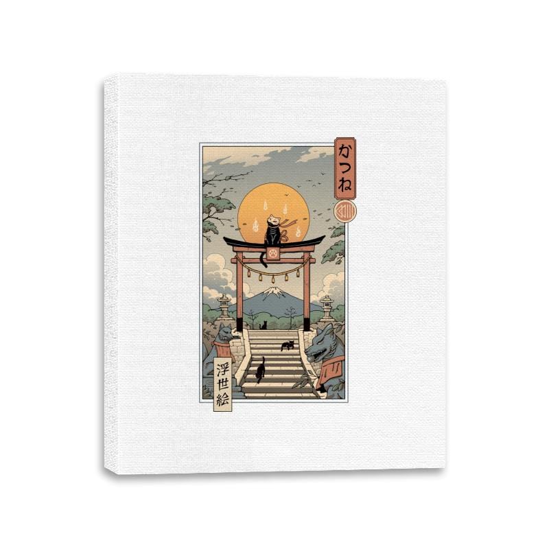 Catsune Inari - Canvas Wraps Canvas Wraps RIPT Apparel 11x14 / White