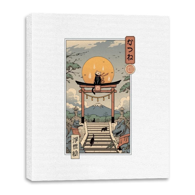 Catsune Inari - Canvas Wraps Canvas Wraps RIPT Apparel 16x20 / White
