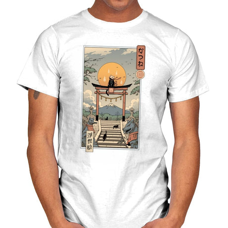 Catsune Inari - Mens T-Shirts RIPT Apparel Small / White