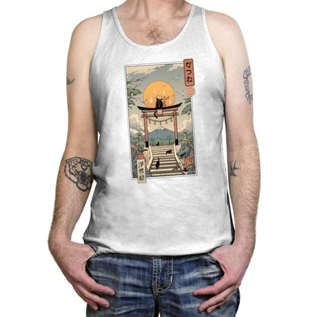 Catsune Inari - Tanktop Tanktop RIPT Apparel X-Small / White