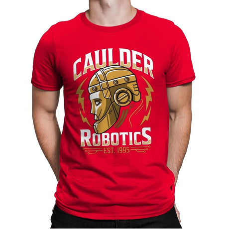 Caulder Robotics - Mens Premium T-Shirts RIPT Apparel Small / Red
