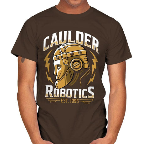Caulder Robotics - Mens T-Shirts RIPT Apparel Small / Dark Chocolate