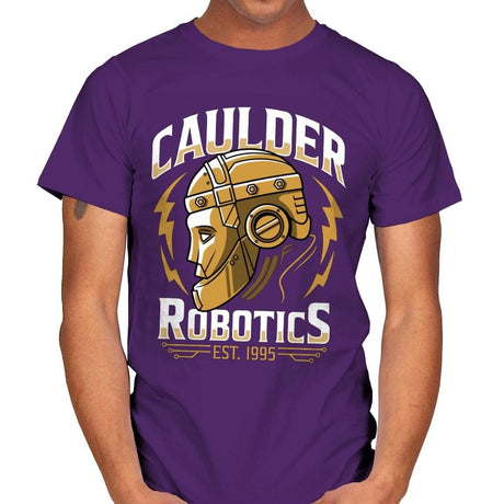 Caulder Robotics - Mens T-Shirts RIPT Apparel Small / Purple