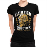 Caulder Robotics - Womens Premium T-Shirts RIPT Apparel Small / Indigo