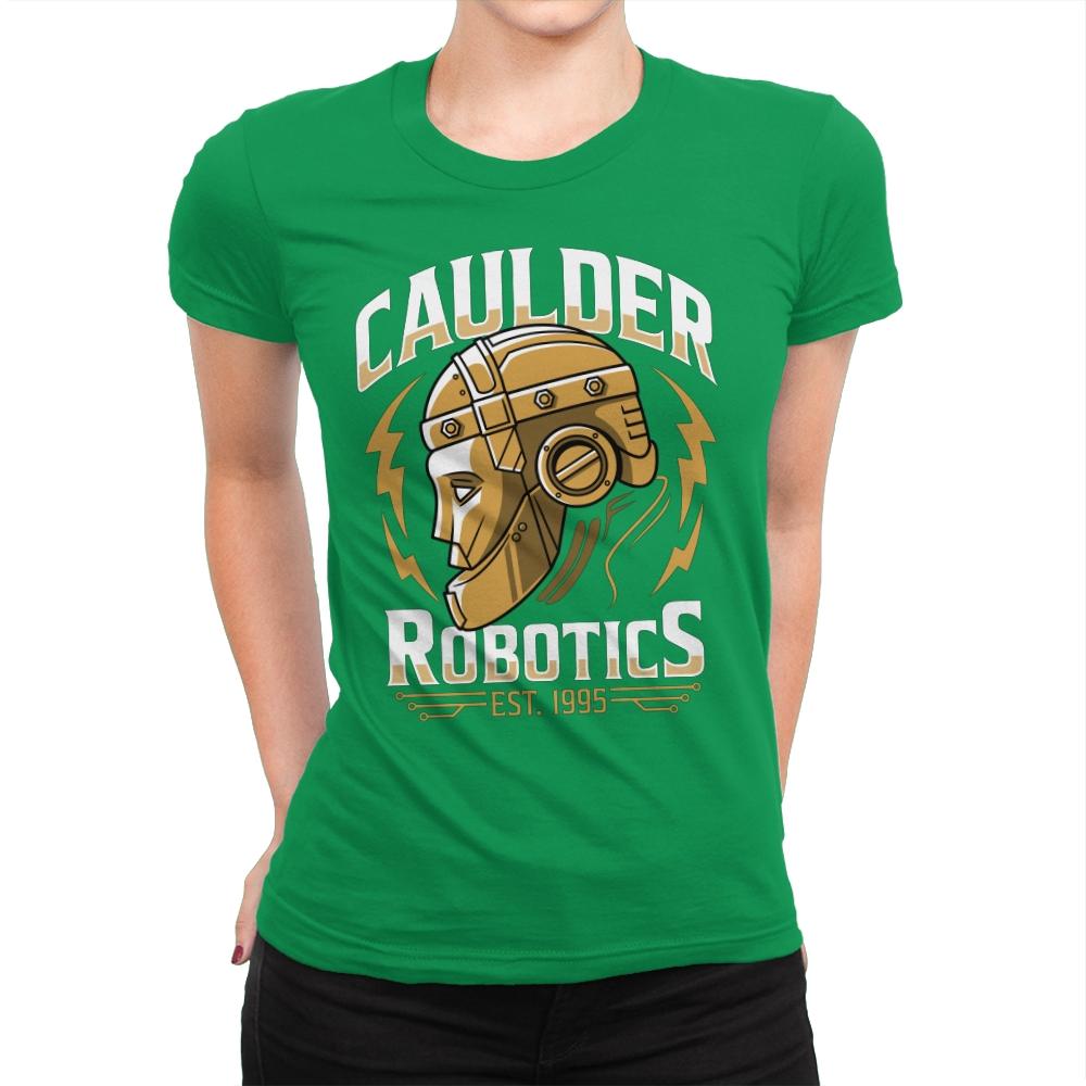 Caulder Robotics - Womens Premium T-Shirts RIPT Apparel Small / Kelly Green