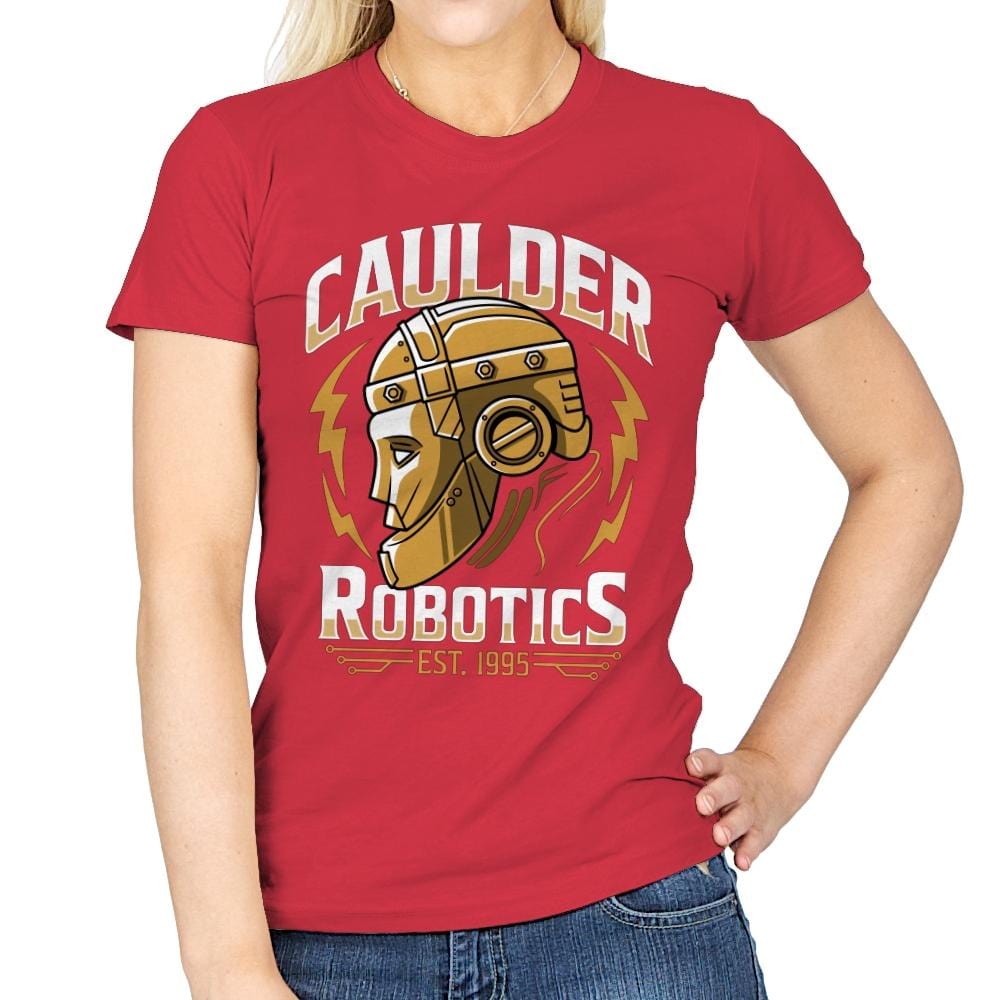 Caulder Robotics - Womens T-Shirts RIPT Apparel Small / Red