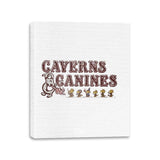 Caverns and Canines - Canvas Wraps Canvas Wraps RIPT Apparel 11x14 / White
