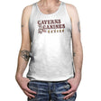 Caverns and Canines - Tanktop Tanktop RIPT Apparel X-Small / White