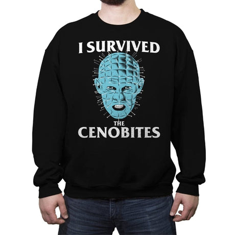 Cenobite Survivor - Crew Neck Sweatshirt Crew Neck Sweatshirt RIPT Apparel Small / Black