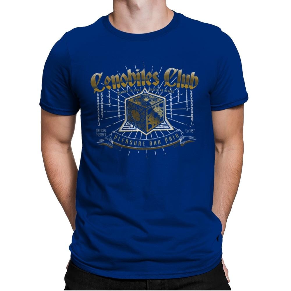 Cenobites Club - Mens Premium T-Shirts RIPT Apparel Small / Royal
