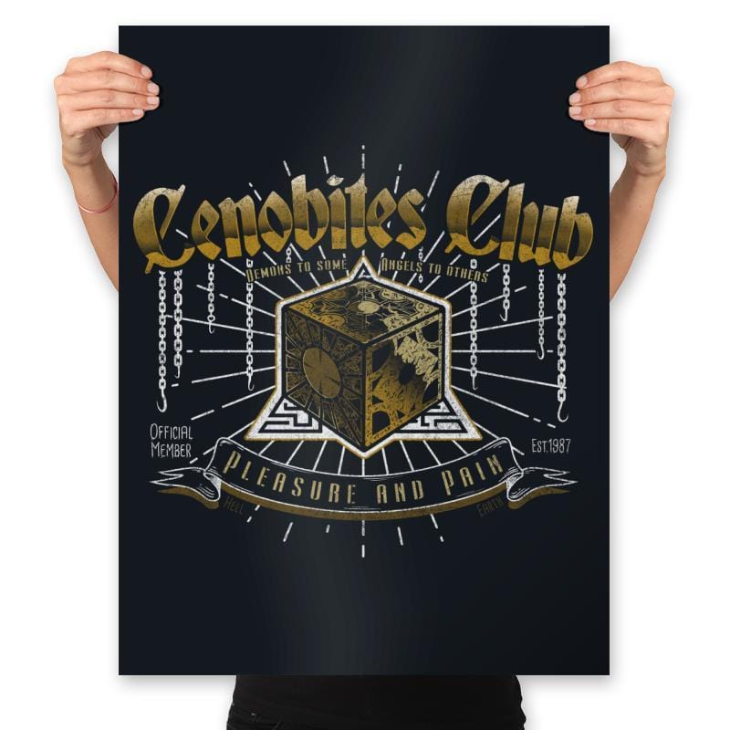 Cenobites Club - Prints Posters RIPT Apparel 18x24 / Black