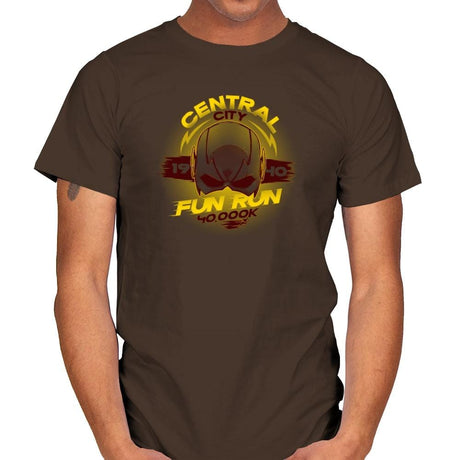 Central City Fun Run Exclusive - Mens T-Shirts RIPT Apparel Small / Dark Chocolate
