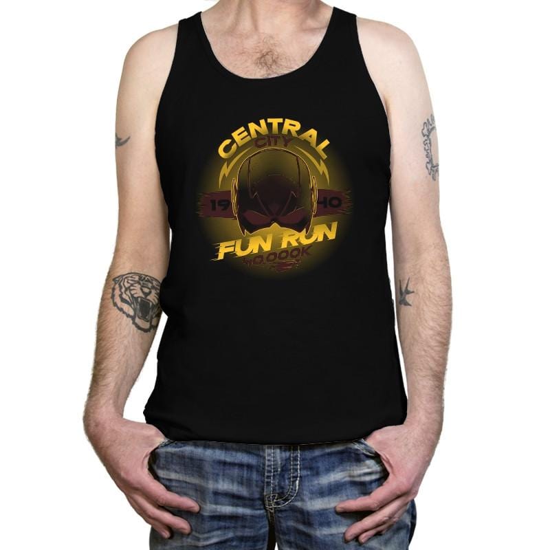 Central City Fun Run Exclusive - Tanktop Tanktop RIPT Apparel X-Small / Black